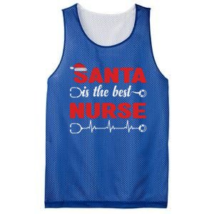 Santa Is The Best Nurse Nursing Christmas Cool Gift Mesh Reversible Basketball Jersey Tank