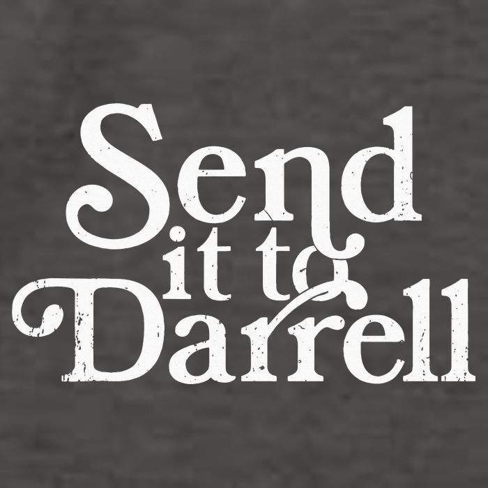 Send it to Darrell Send it to Daryl Funny Drama Vintage Vector Backpack