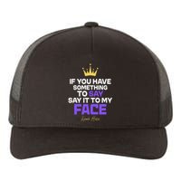 Say It To My Face Kamala Harris Yupoong Adult 5-Panel Trucker Hat