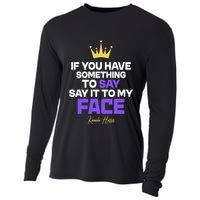 Say It To My Face Kamala Harris Cooling Performance Long Sleeve Crew