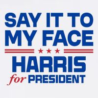 Say It To My Face Kamala Harris 24 Mesh Reversible Basketball Jersey Tank