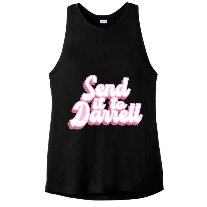 Send It To Darrell Ladies PosiCharge Tri-Blend Wicking Tank