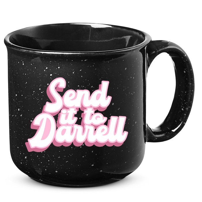 Send It To Darrell 15oz Campfire Ceramic Mug