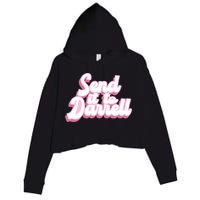Send It To Darrell Crop Fleece Hoodie