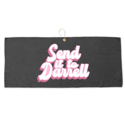 Send It To Darrell Large Microfiber Waffle Golf Towel