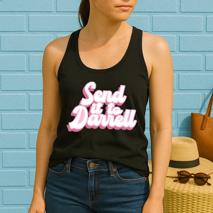 Send It To Darrell Womens Tank Top