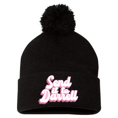 Send It To Darrell Pom Pom 12in Knit Beanie