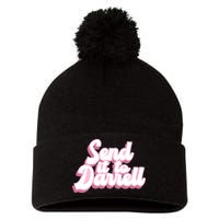 Send It To Darrell Pom Pom 12in Knit Beanie