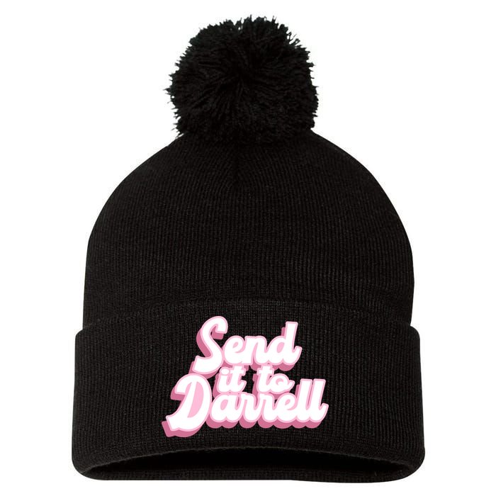 Send It To Darrell Pom Pom 12in Knit Beanie