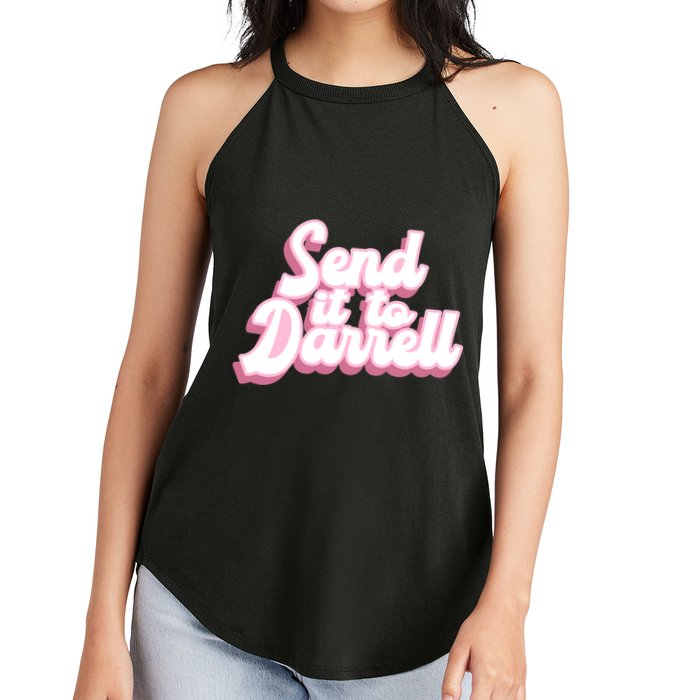 Send It To Darrell Women's Perfect Tri Rocker Tank