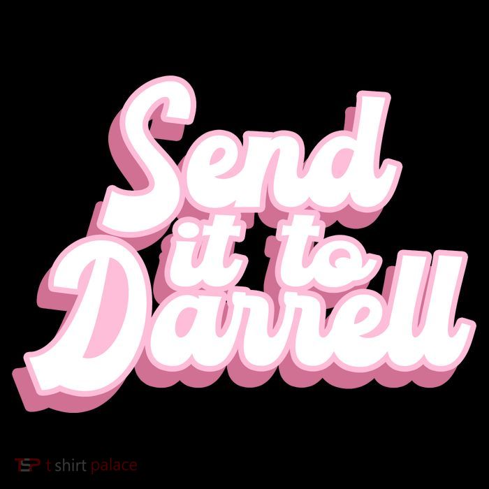 Send It To Darrell Short Acrylic Beanie