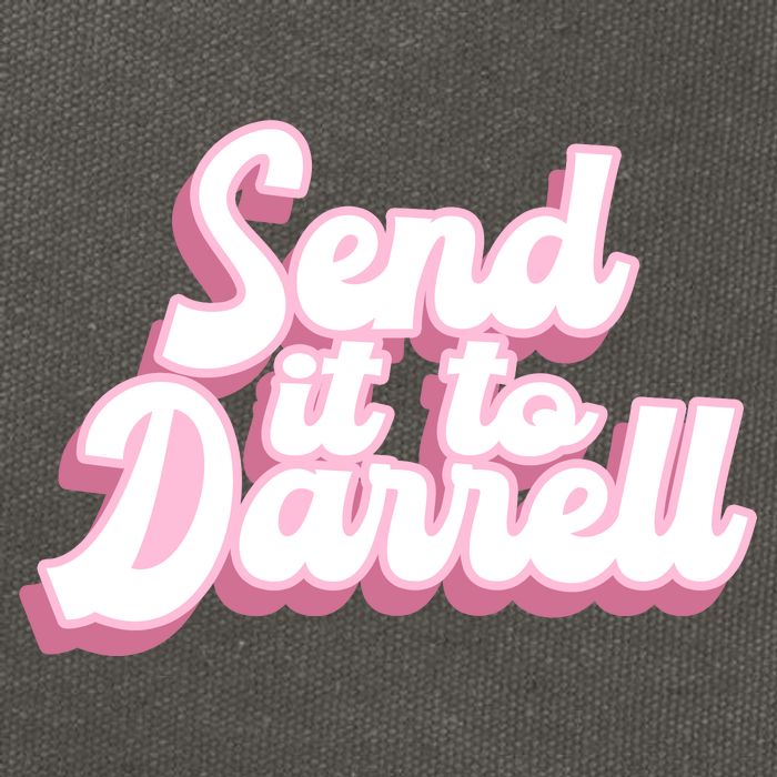 Send It To Darrell Cotton Canvas Backpack