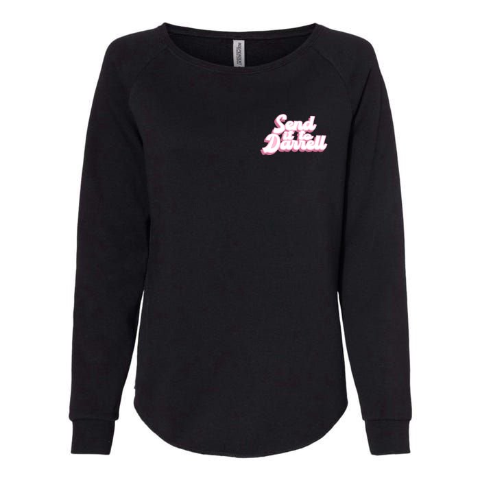 Send It To Darrell Womens California Wash Sweatshirt