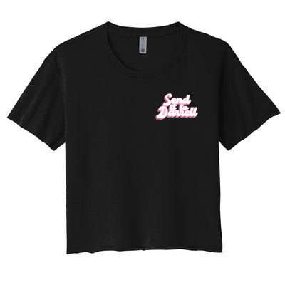 Send It To Darrell Women's Crop Top Tee