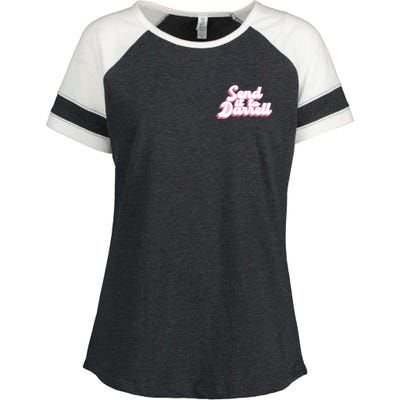 Send It To Darrell Enza Ladies Jersey Colorblock Tee