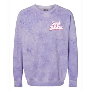 Send It To Darrell Colorblast Crewneck Sweatshirt