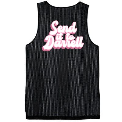 Send It To Darrell Mesh Reversible Basketball Jersey Tank