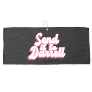 Send It To Darrell Large Microfiber Waffle Golf Towel