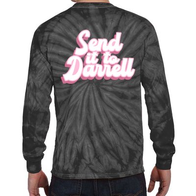 Send It To Darrell Tie-Dye Long Sleeve Shirt