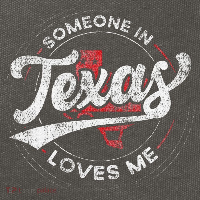 Someone In Texas Loves Me Texas Cotton Canvas Backpack
