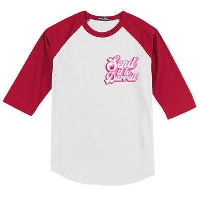 Send It To Darrell Kids Colorblock Raglan Jersey