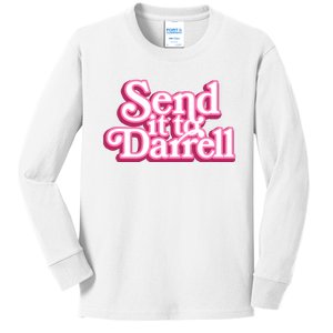 Send It To Darrell Kids Long Sleeve Shirt