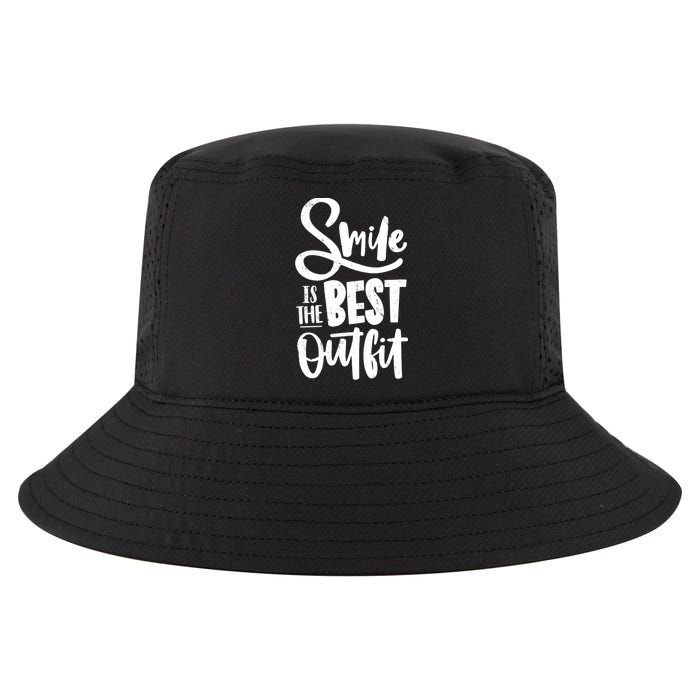 Smile Is The Best Outfit Cute Gift Cool Comfort Performance Bucket Hat