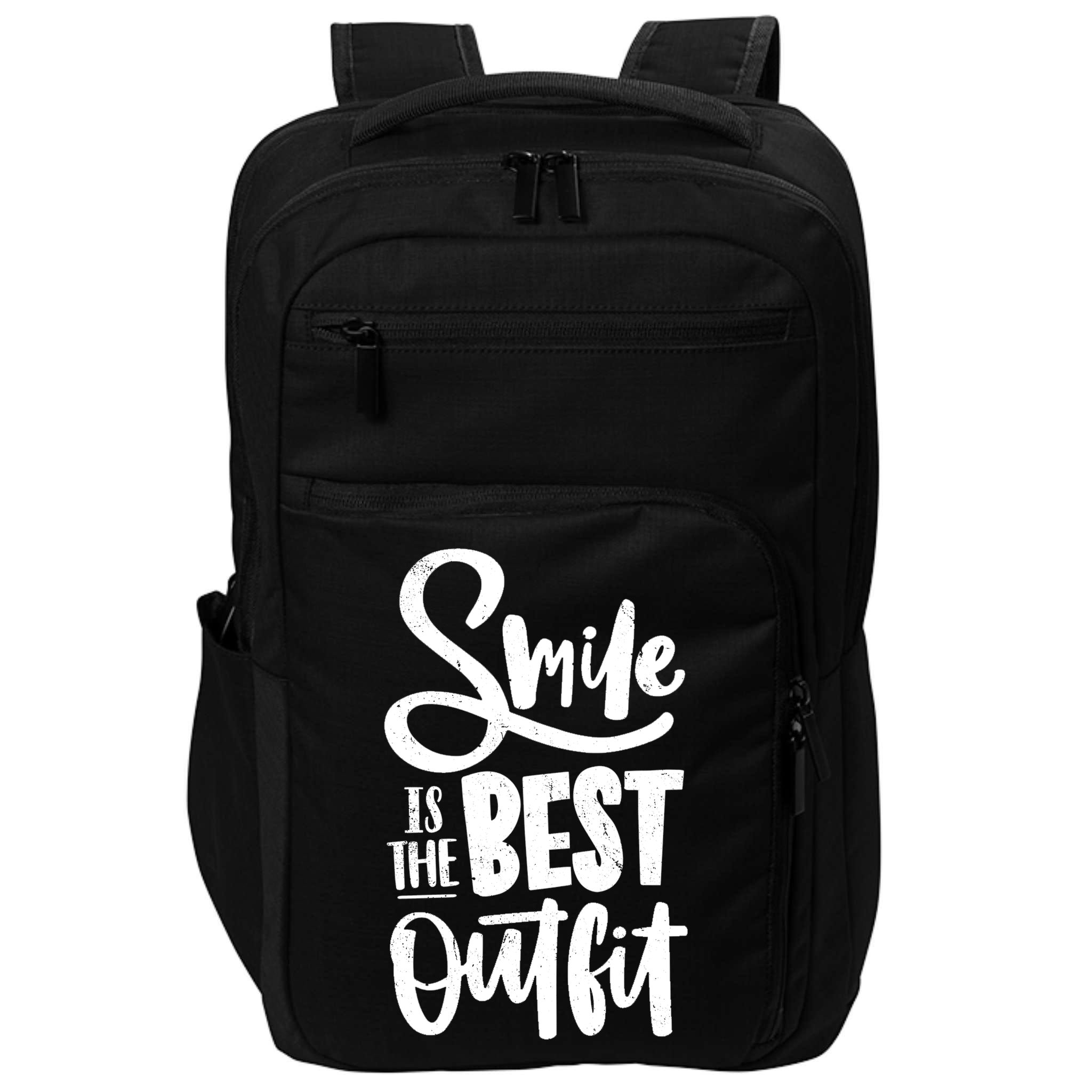 Smile Is The Best Outfit Cute Gift Impact Tech Backpack