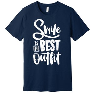 Smile Is The Best Outfit Cute Gift Premium T-Shirt