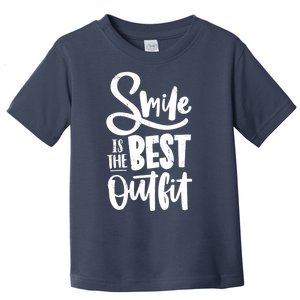 Smile Is The Best Outfit Cute Gift Toddler T-Shirt