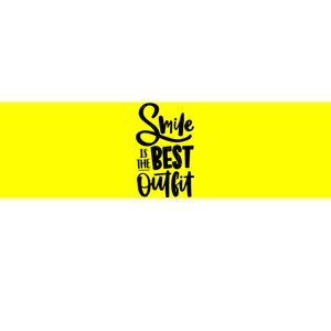 Smile Is The Best Outfit Cute Gift Bumper Sticker