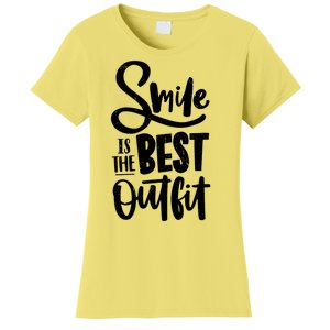 Smile Is The Best Outfit Cute Gift Women's T-Shirt