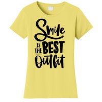 Smile Is The Best Outfit Cute Gift Women's T-Shirt