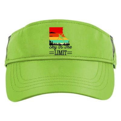 Sky Is The Limited Rock Climbing Adult Drive Performance Visor