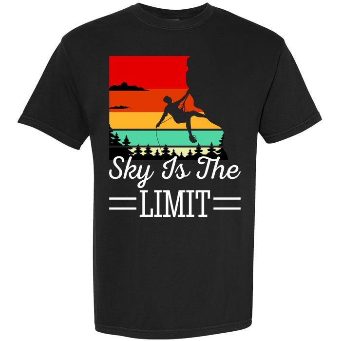 Sky Is The Limited Rock Climbing Garment-Dyed Heavyweight T-Shirt