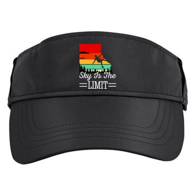 Sky Is The Limited Rock Climbing Adult Drive Performance Visor
