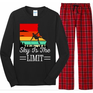 Sky Is The Limited Rock Climbing Long Sleeve Pajama Set