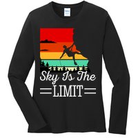 Sky Is The Limited Rock Climbing Ladies Long Sleeve Shirt