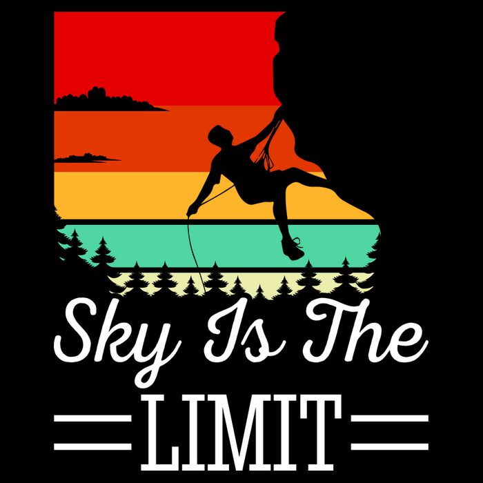 Sky Is The Limited Rock Climbing Ladies Long Sleeve Shirt