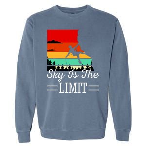 Sky Is The Limited Rock Climbing Garment-Dyed Sweatshirt