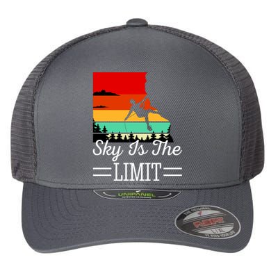 Sky Is The Limited Rock Climbing Flexfit Unipanel Trucker Cap