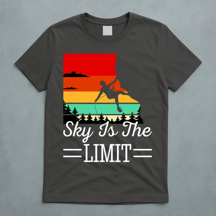 Sky Is The Limited Rock Climbing T-Shirt