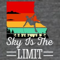 Sky Is The Limited Rock Climbing Baby Bodysuit