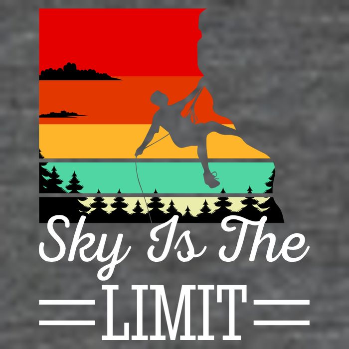 Sky Is The Limited Rock Climbing Baby Bodysuit