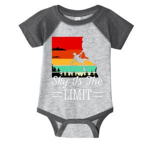 Sky Is The Limited Rock Climbing Infant Baby Jersey Bodysuit