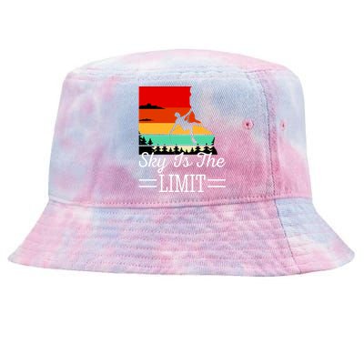 Sky Is The Limited Rock Climbing Tie-Dyed Bucket Hat