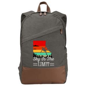 Sky Is The Limited Rock Climbing Cotton Canvas Backpack