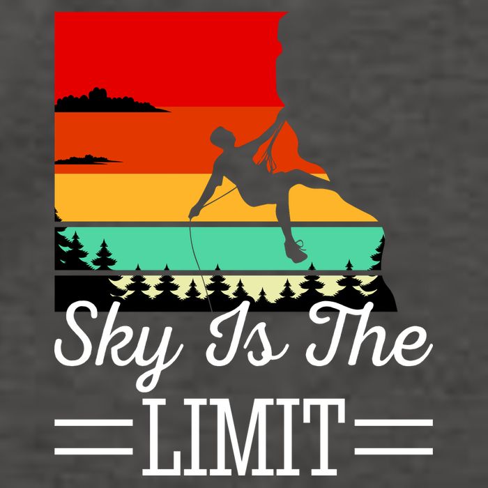 Sky Is The Limited Rock Climbing Vector Backpack