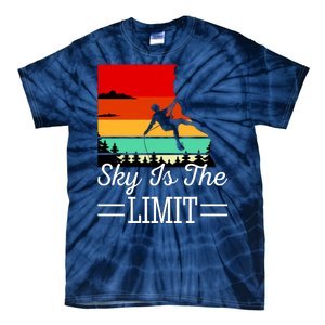 Sky Is The Limited Rock Climbing Tie-Dye T-Shirt