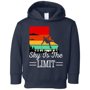 Sky Is The Limited Rock Climbing Toddler Hoodie